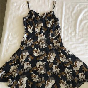 NWT Fit and Flare old navy dress M/L dark grey
